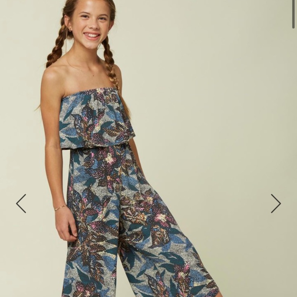 O’Neill Jenn Jumpsuit MultiColor Off Shoulder XS